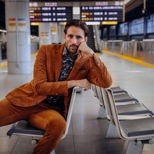 TROUSER RIB COGNAC – Image 3