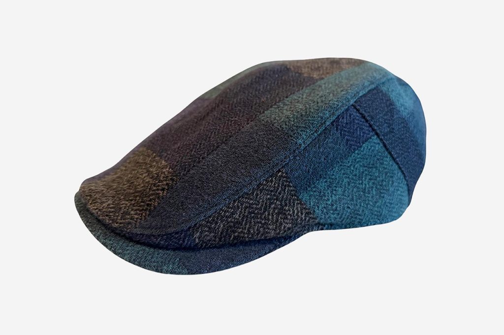 FLATCAP BOLD CHECK DARK GREEN