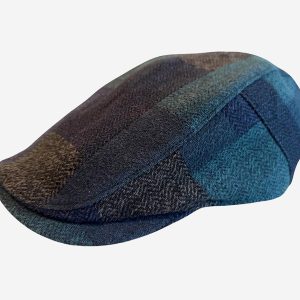 FLATCAP BOLD CHECK DARK GREEN - Image 1
