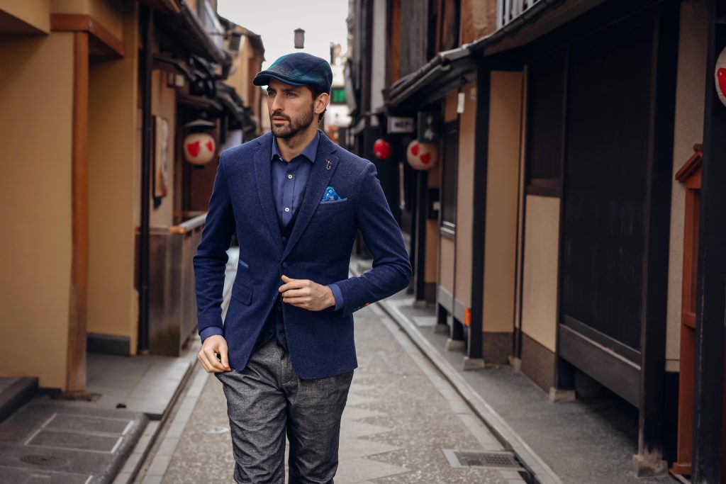 FLATCAP BOLD CHECK DARK GREEN