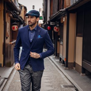 FLATCAP BOLD CHECK DARK GREEN - Image 2