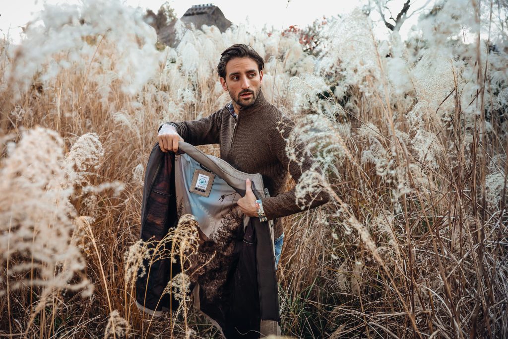FUNNEL NECK COAT SAND