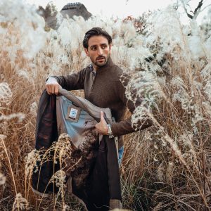 FUNNEL NECK COAT SAND - Image 3