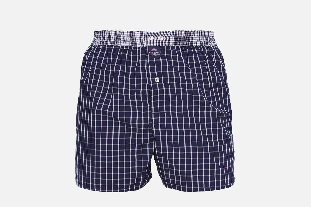 MC ALSON CLASSIC CHECKS NAVY