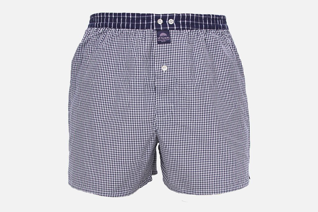 MC ALSON GINGHAM NAVY BLUE