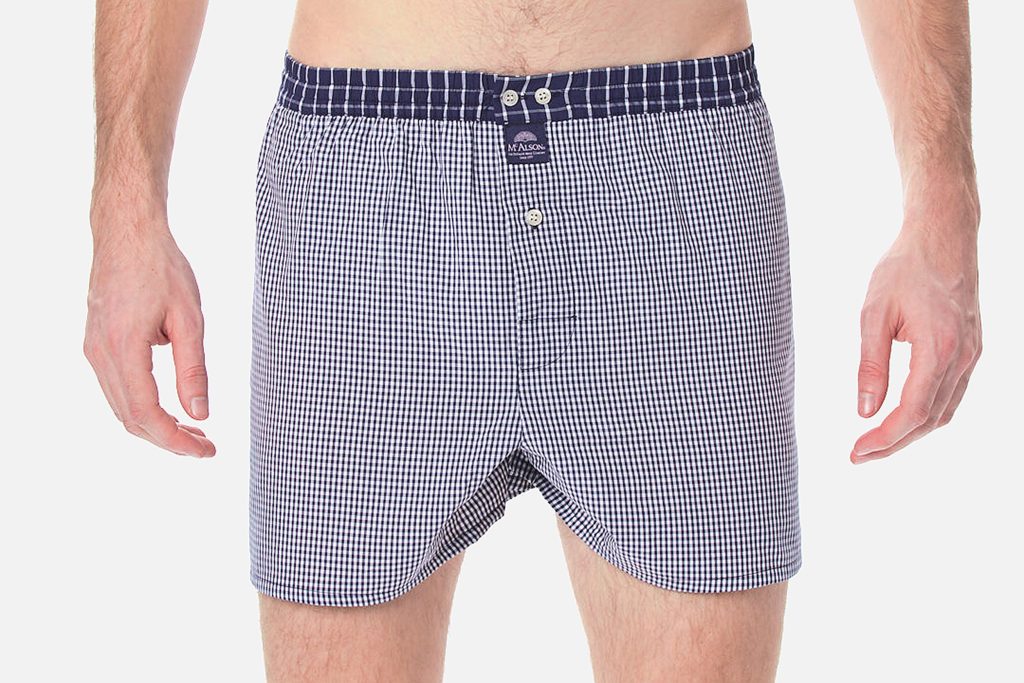 MC ALSON GINGHAM NAVY BLUE
