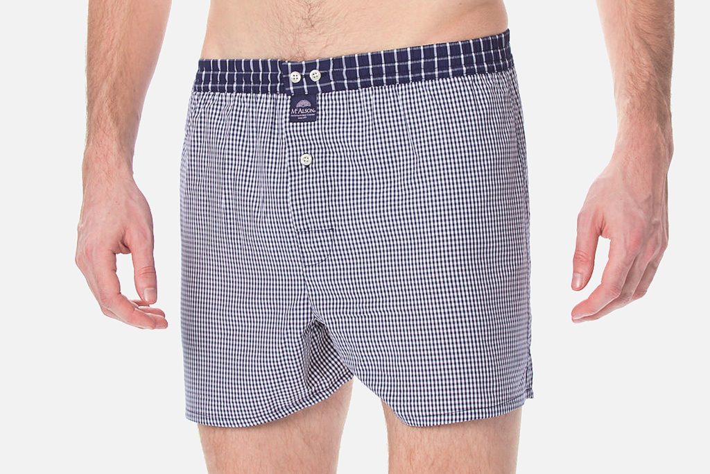 MC ALSON GINGHAM NAVY BLUE