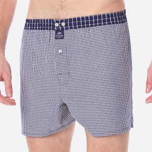 MC ALSON GINGHAM NAVY BLUE – Image 3
