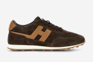 HOGAN ATHLETIC DARK BROWN TAN