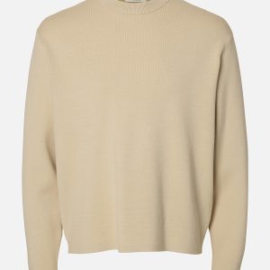 SLHTELLER FN CREW NECK OATMEAL – Image 1