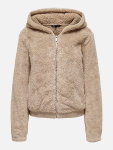 ONLNEWANNA CONTACT SHERPA JKT HUMUS
