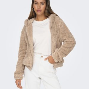 ONLNEWANNA CONTACT SHERPA JKT HUMUS – Image 4