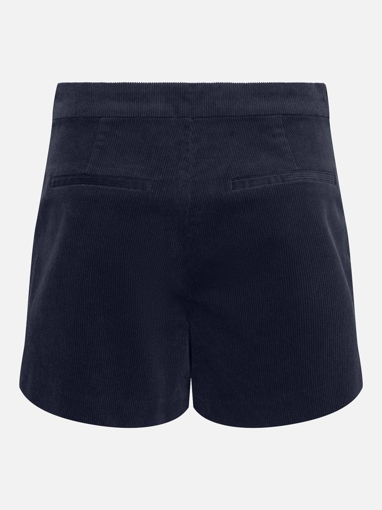 ONLZEVA HW CORD BUT SHORTS NIGHT SKY
