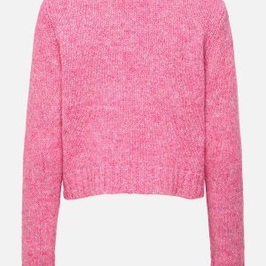 ONLSMILLA LS TEXT DETAIL ONECK FUSCHIA BIRCH – Image 2