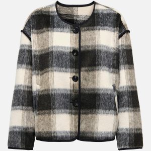 JDYSALOME LS BRUSHED JACKET CLOUD DANCER BLACK – Image 1