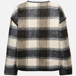 JDYSALOME LS BRUSHED JACKET CLOUD DANCER BLACK – Image 2
