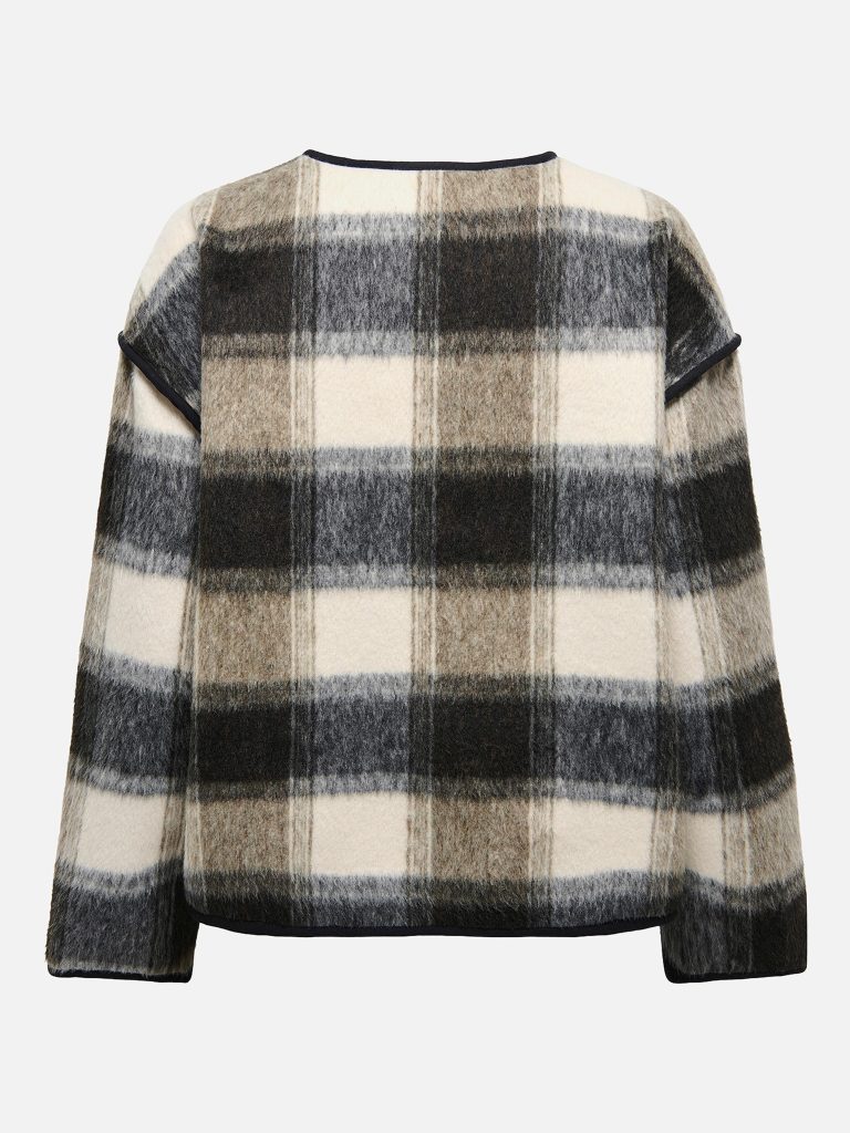 JDYSALOME LS BRUSHED JACKET CLOUD DANCER BLACK