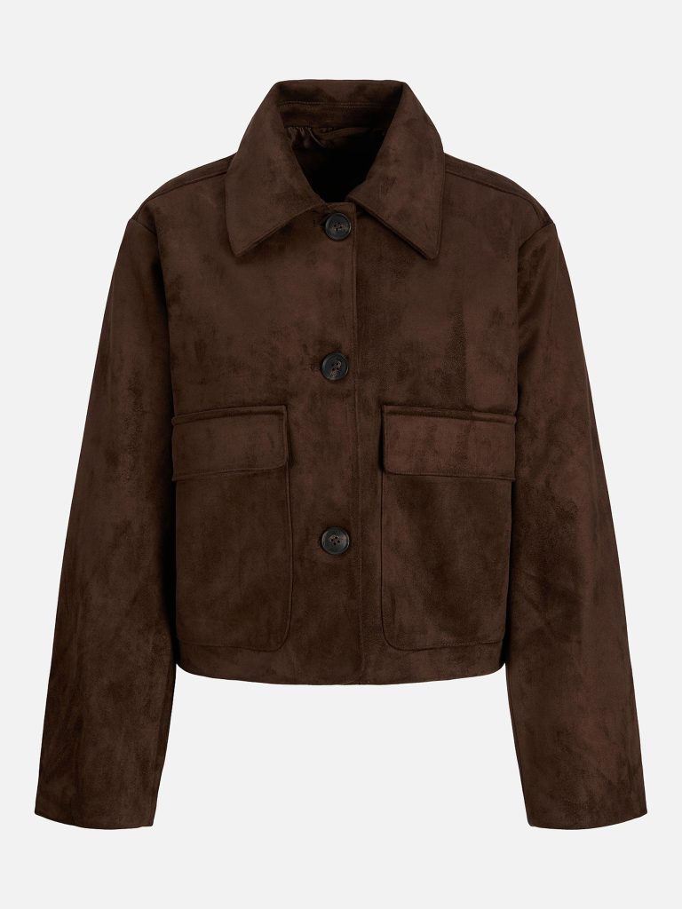 JXLUISA BRUSHED JACKET DEMITASSE