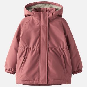 NMFLASNOW05 JKT SOLID WHITERED ROSE - Image 1