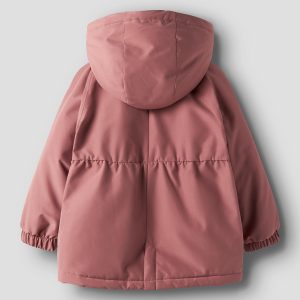 NMFLASNOW05 JKT SOLID WHITERED ROSE - Image 2