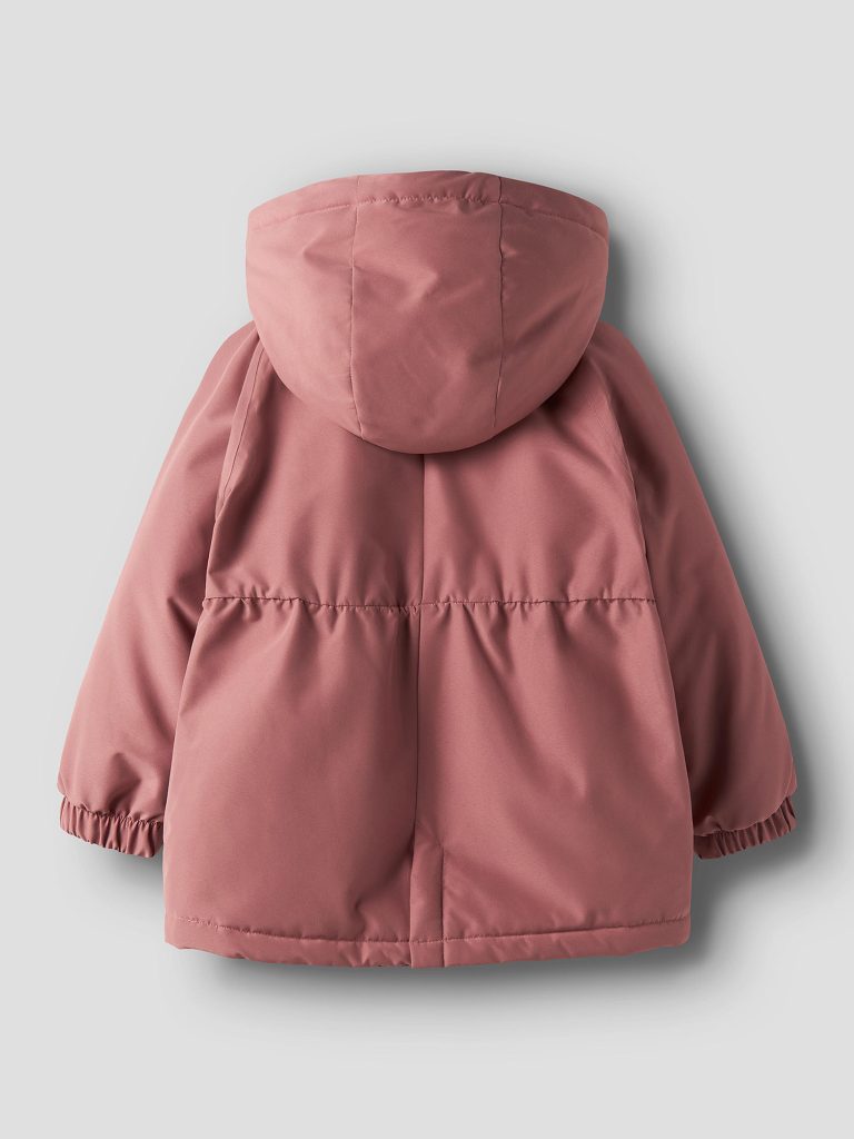 NMFLASNOW05 JKT SOLID WHITERED ROSE