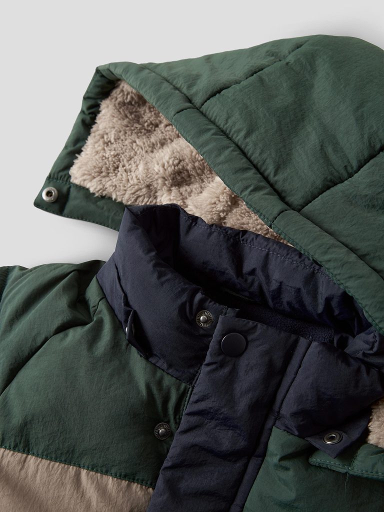 NMMMELBOURNE PUFFER JACKET BLOCK NAVY
