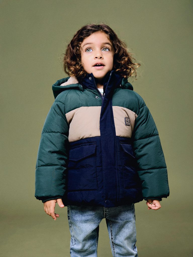 NMMMELBOURNE PUFFER JACKET BLOCK NAVY