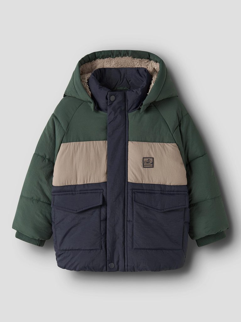 NMMMELBOURNE PUFFER JACKET BLOCK NAVY