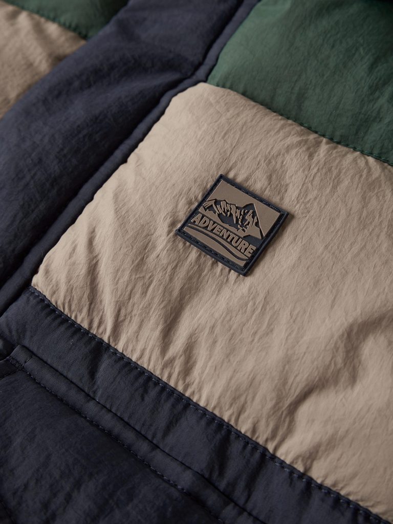 NMMMELBOURNE PUFFER JACKET BLOCK NAVY