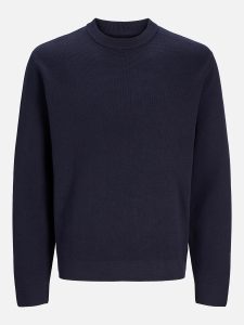 JPRBLAMILANO STITCH KNIT CREW NECK NIGHT SKY