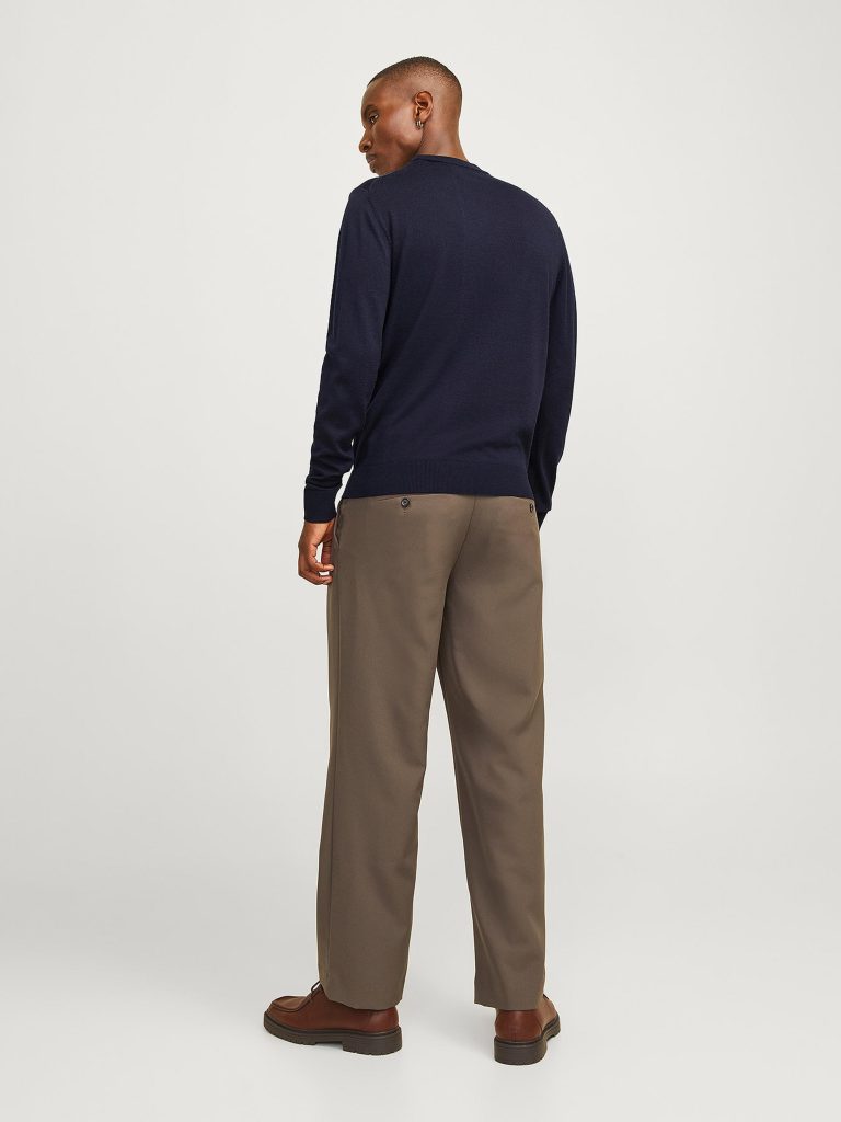 JPRBLAMILANO STITCH KNIT CREW NECK NIGHT SKY