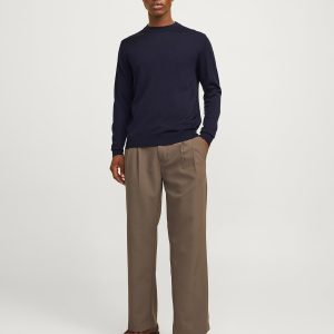 JPRBLAMILANO STITCH KNIT CREW NECK NIGHT SKY – Image 3