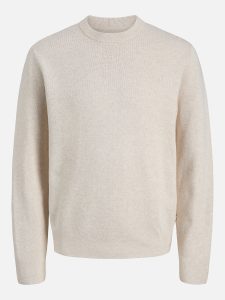 JPRBLAMILANO STITCH KNIT CREW NECK CLOUD DANCER