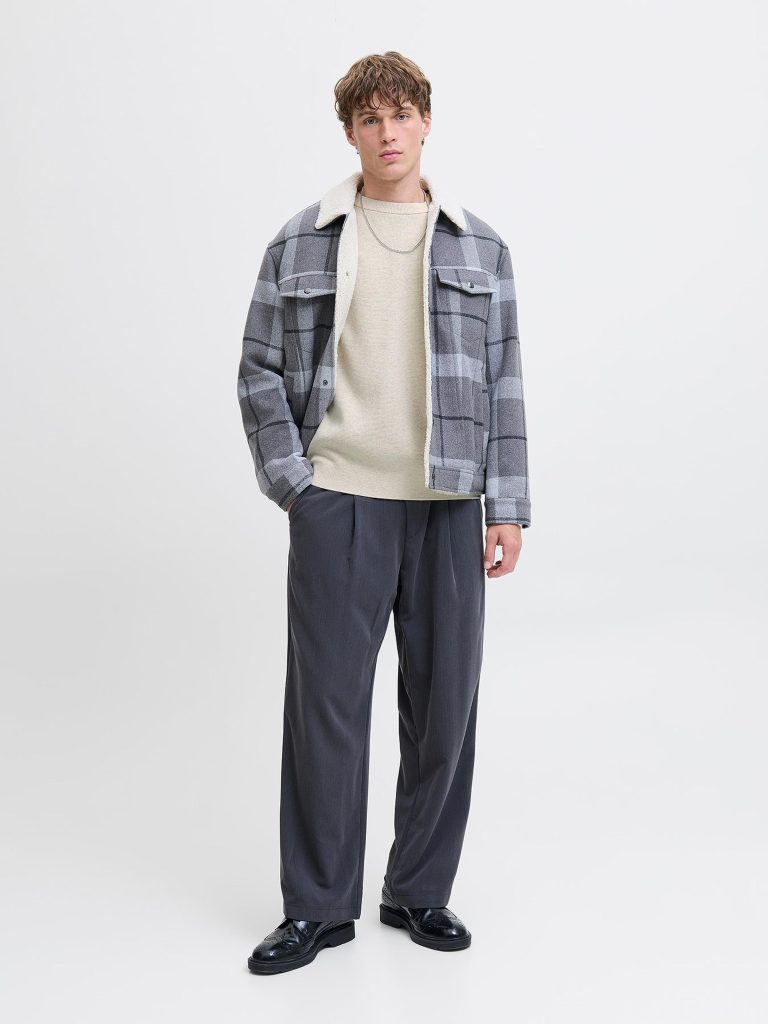 JPRBLAMILANO STITCH KNIT CREW NECK CLOUD DANCER