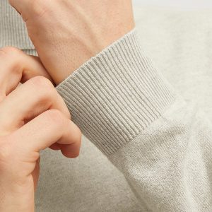 JJEEMIL KNIT ROLL NECK OATMEAL MELANGE - Image 6