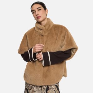 VESTE SOFIA FUR CAMEL