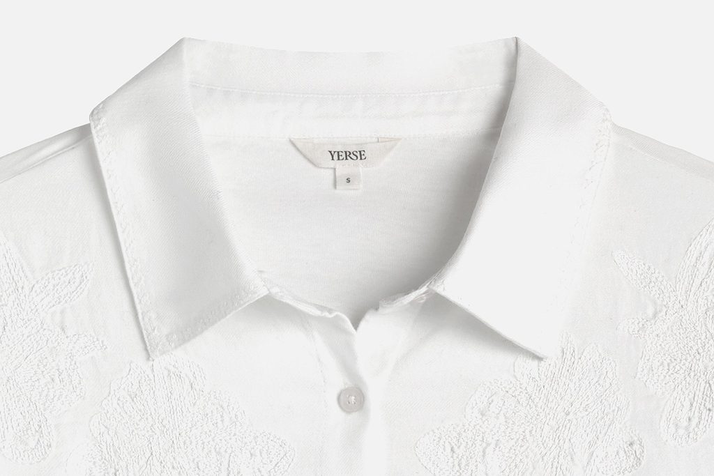 CHEMISE BRODERIE GABY BLANC