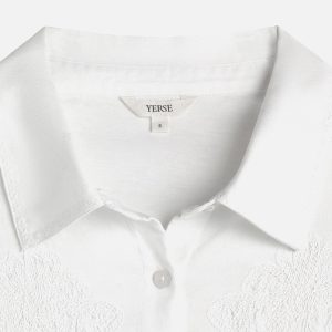 CHEMISE BRODERIE GABY BLANC – Image 2