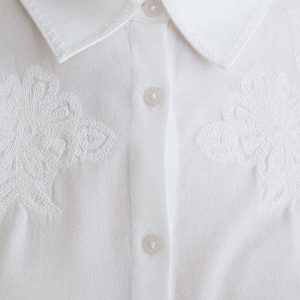 CHEMISE BRODERIE GABY BLANC – Image 5