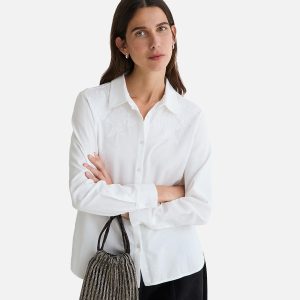 CHEMISE BRODERIE GABY BLANC – Image 6