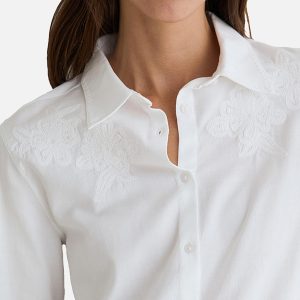 CHEMISE BRODERIE GABY BLANC – Image 8