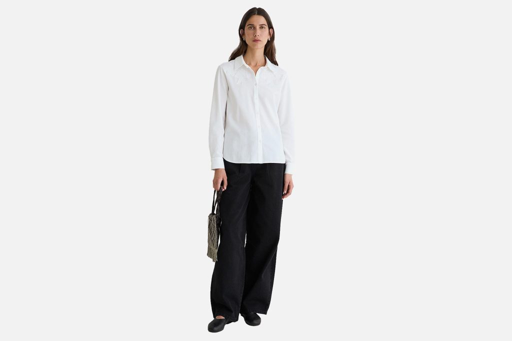 CHEMISE BRODERIE GABY BLANC