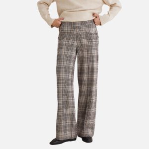 PANTALON BIG CHECKS BEIGE BROWN - Image 2