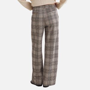 PANTALON BIG CHECKS BEIGE BROWN - Image 6