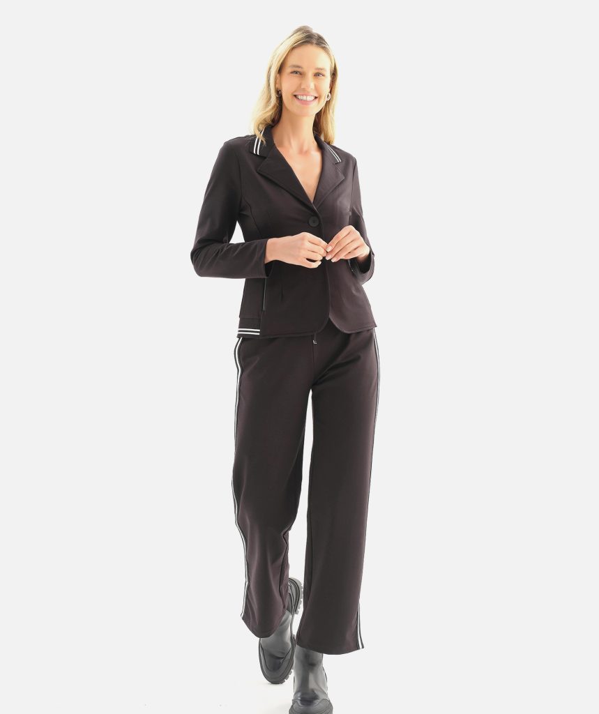 VESTE ERINN BLACK AND WHITE