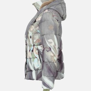 BLOUSON DOUDOUNE NOVI GREEN MULTI – Image 2