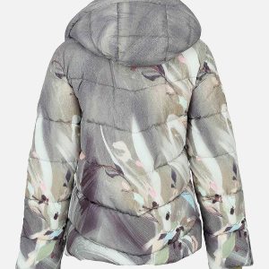 BLOUSON DOUDOUNE NOVI GREEN MULTI – Image 3