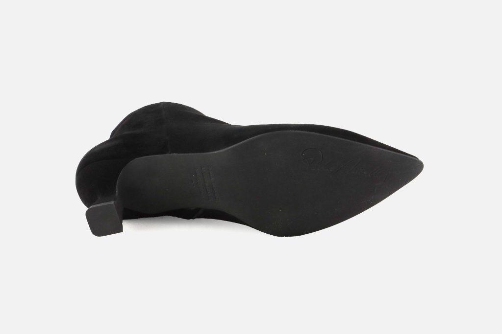 FAMOUS LOW BOOT DAIM NOIR