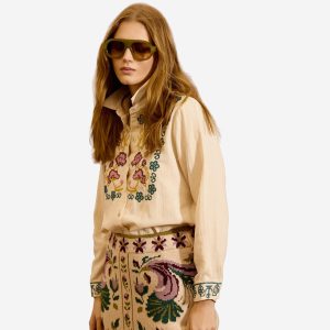 SHIRT BRODERIE FLORALE - Image 1