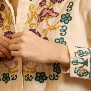 SHIRT BRODERIE FLORALE - Image 3